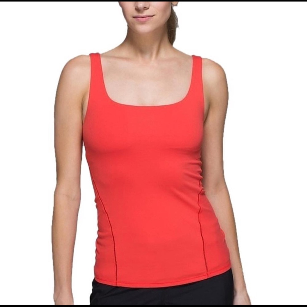 Lululemon tank size 2 coral